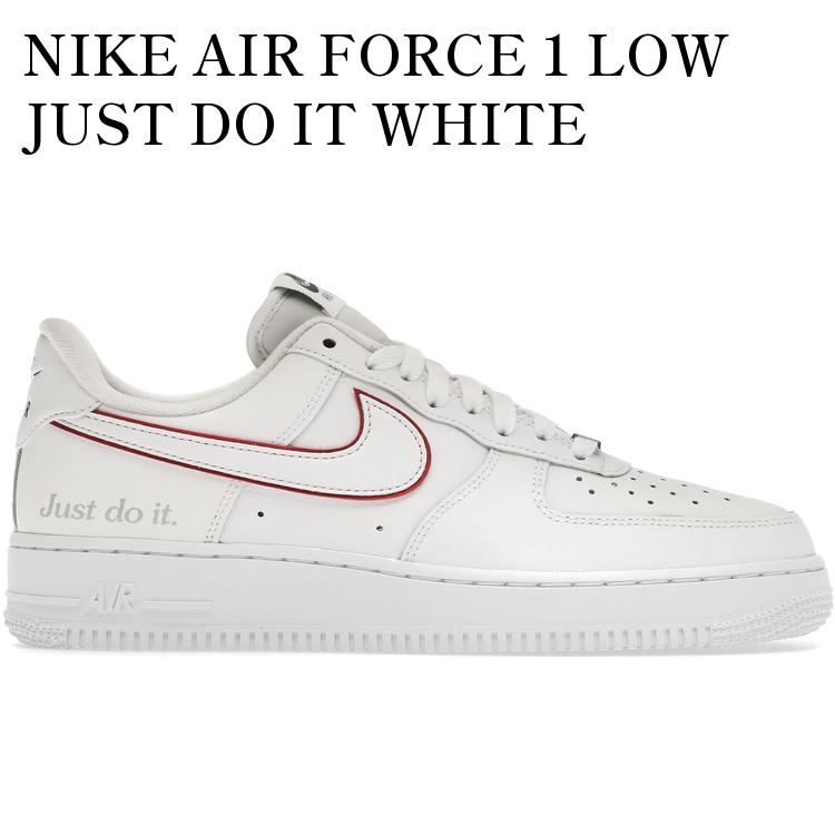 NIKE AIR FORCE 1 LOW JUST DO IT WHITE NOBLE GREEN METALLIC SILVER UNIVERSITY RED DQ0791-100 メンズ レディース 人気 おしゃれ