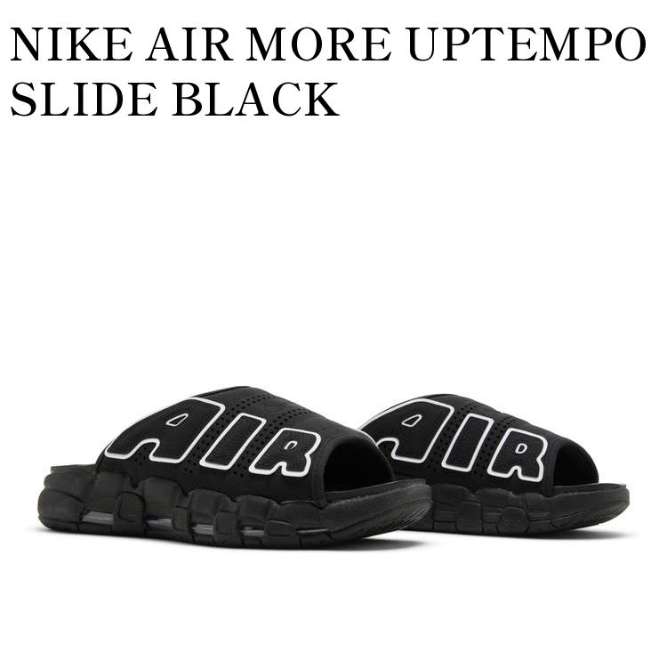 y񂹏izNIKE AIR MORE UPTEMPO SLIDE BLACK iCL GAAAbve| XCh ubN DV2137-001