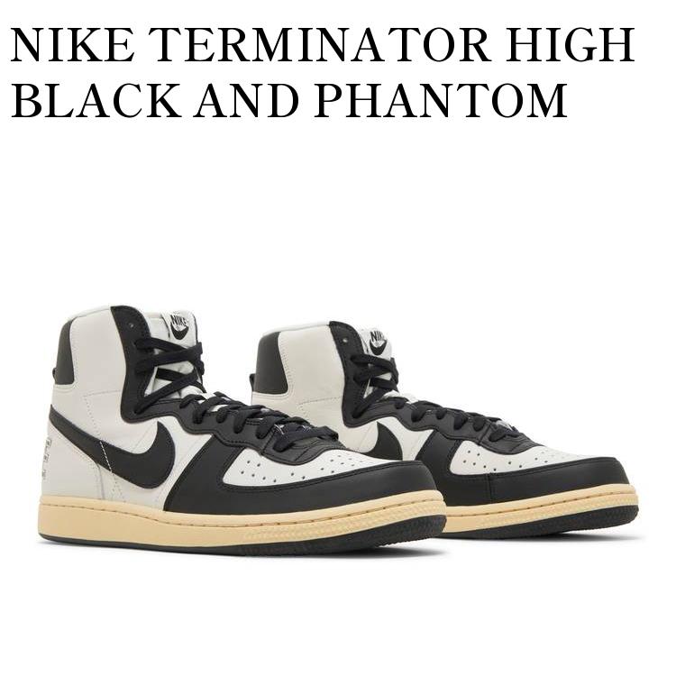 y񂹏izNIKE TERMINATOR HIGH BLACK AND PHANTOM iCL ^[~l[^[ nC ubN Ah t@g FD0394-030