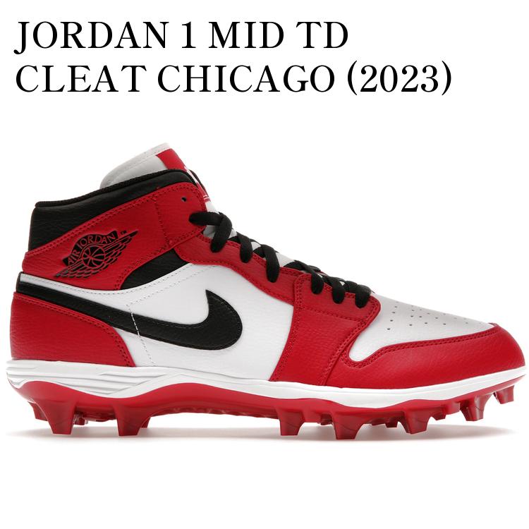 乐天商城 - 【海外限定 お取り寄せ商品】JORDAN 1 MID TD CLEAT CHICAGO (2023) ジョーダン 1 ミッド TD クリート シカゴ (2023) FJ6805-106 メンズ レディース 人気 おしゃれ