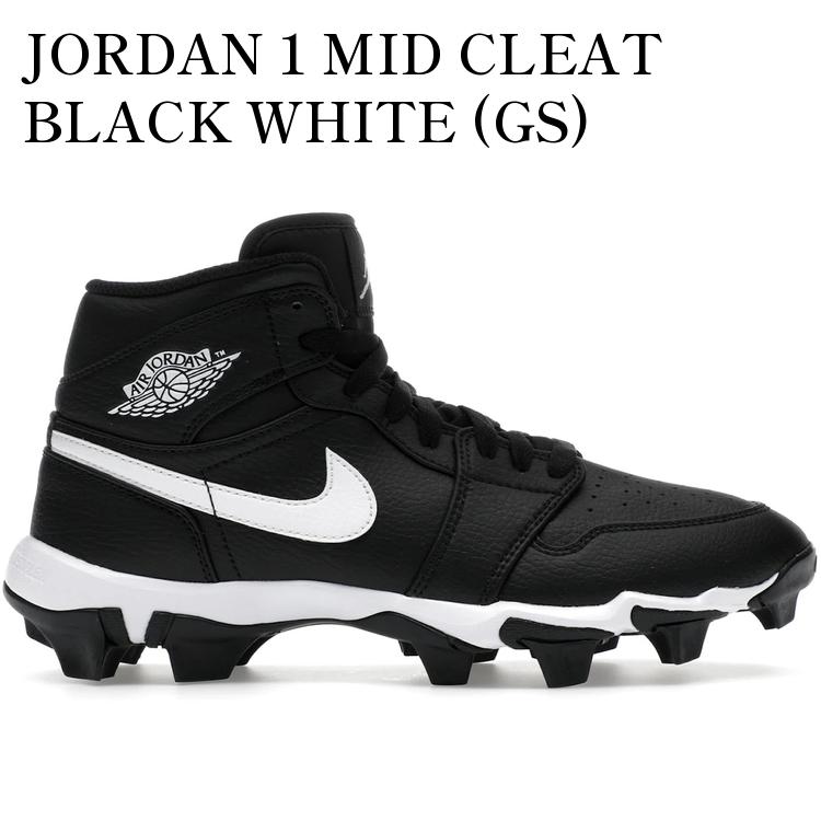 乐天商城 - 【海外限定 お取り寄せ商品】JORDAN 1 MID CLEAT BLACK WHITE (GS) HF6883-001 メンズ レディース 人気 おしゃれ
