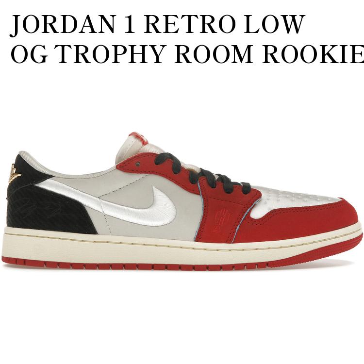 JORDAN 1 RETRO LOW OG TROPHY ROOM ROOKIE CARD HOME (NUMBERED) (WITH NUMBERED TRADING CARD) HV6157-100 メンズ レディース 人気 おしゃれ