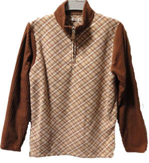 暖かい フリース生地トップス上着のみ着心地 暖か軽い着心地少々難あり訳あり通常上着の内側に縫い付けてある品質表示タグのない商品ですハーフジップスタンドネックレデ...