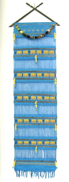 タペストリー　（タイの壁掛け）　L-502 アジアン（アジア）テイスト タイ（チェンマイ産）機織り 手作..