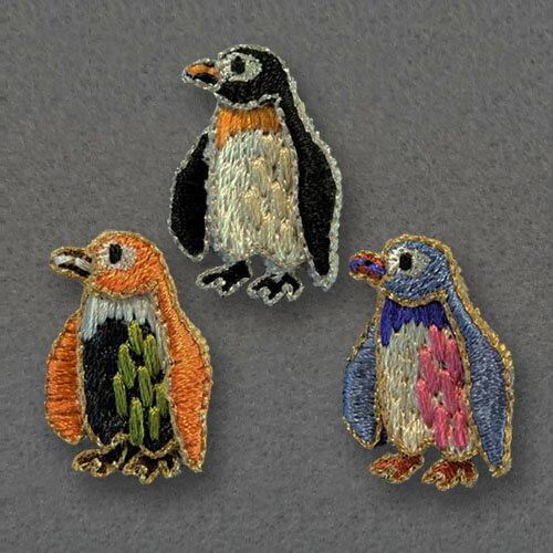 ★パリ五輪★【マコンエレスコワ】刺繍ブローチローラーペンギン 楽天市場】ブローチ ペンギンの通販