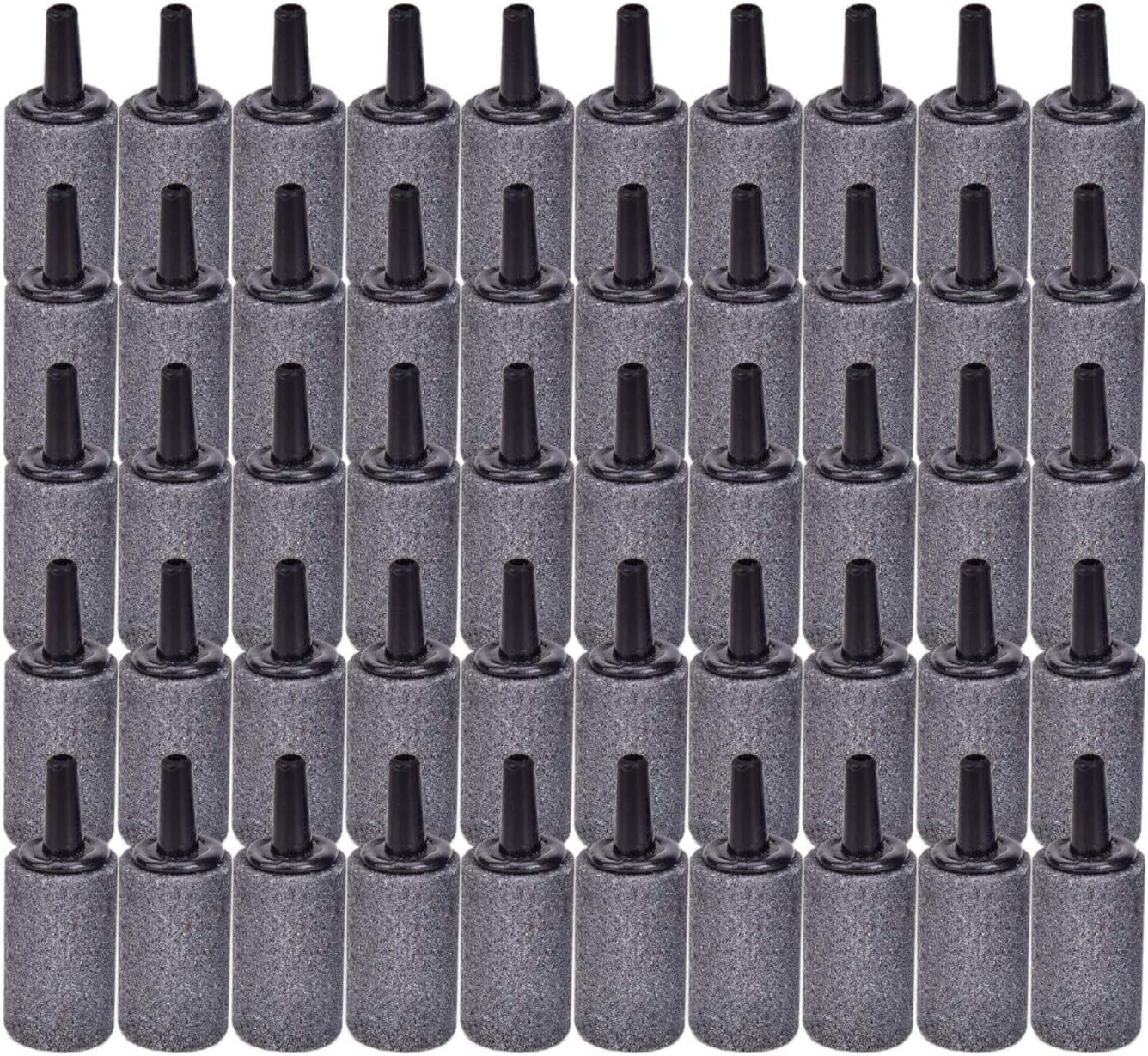 水槽用 エアストーン 50個セット 水槽 エアーストーン 円筒 気泡 酸素 ディフューザー アクアリウム エアーポンプ(15mmx25mm)