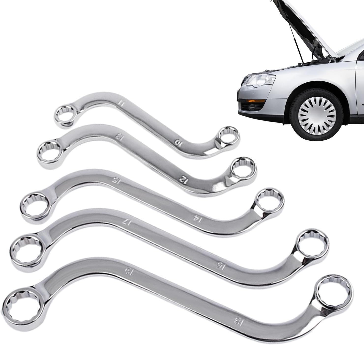 5点セット メガネレンチセット 工具セット デュラテックレンチセット 人間工学