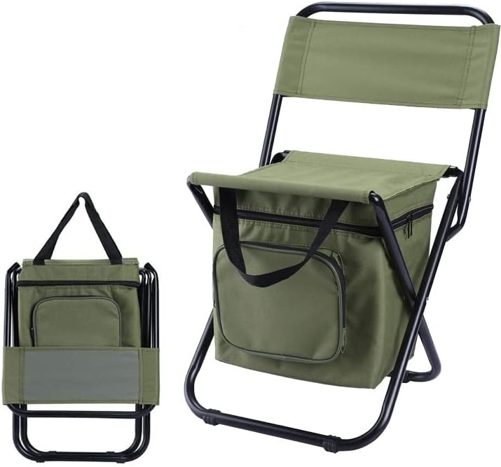 アウトドアチェア 折りたたみ椅子 クーラーボックス 収納 折りたたみ コンパクト 耐荷重100kg 超軽量 ..