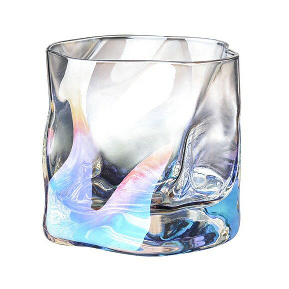【クーポンあり！】ガラスコップ 耐熱ガラスコップ ウイスキーグラス ロックグラス ファッション ビールジョッキロックグラス コップ 波型 男女兼用 結婚式ギフト 2個セット