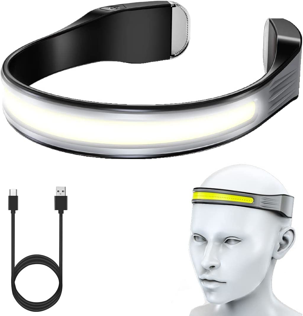 ヘッドライト 夜釣り 便利 首掛けライト Type-C充電式 白光＆赤光 3つ点灯モード/防水防雨 登山 キャンプ 散歩災害 停電用 作業 小型 超軽量 高輝度 ヘッドランプ 高輝度230°広角照明 SOS点滅 1200mAh 釣り ライト 登山 キャンプ 散歩 アウトドア 災害 停電用