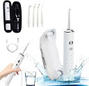 【改良最新版】大容量 口腔洗浄器 300ml 電動 口腔洗浄機 セット ジェットウォッシャー コードレス 2in1 水流洗浄器 歯間 歯間ジェットUSB充電式 ...