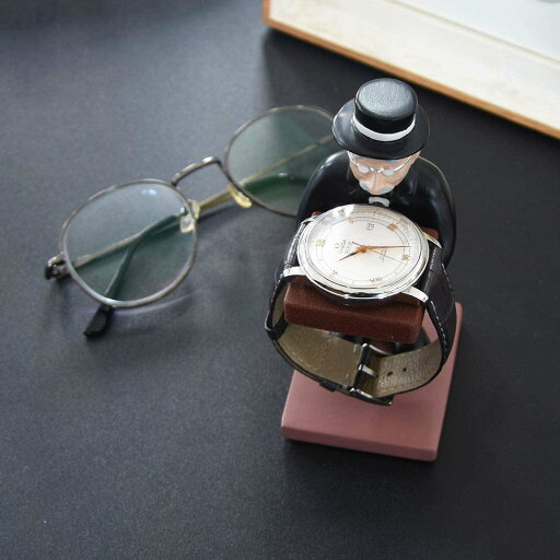 腕時計スタンド 結婚 宝石結婚指輪 時計 アクセサリー 個性 おしゃれ 可愛い 執事 腕時計の展示 プレゼント 父の日 誕生日 メリクリスマ