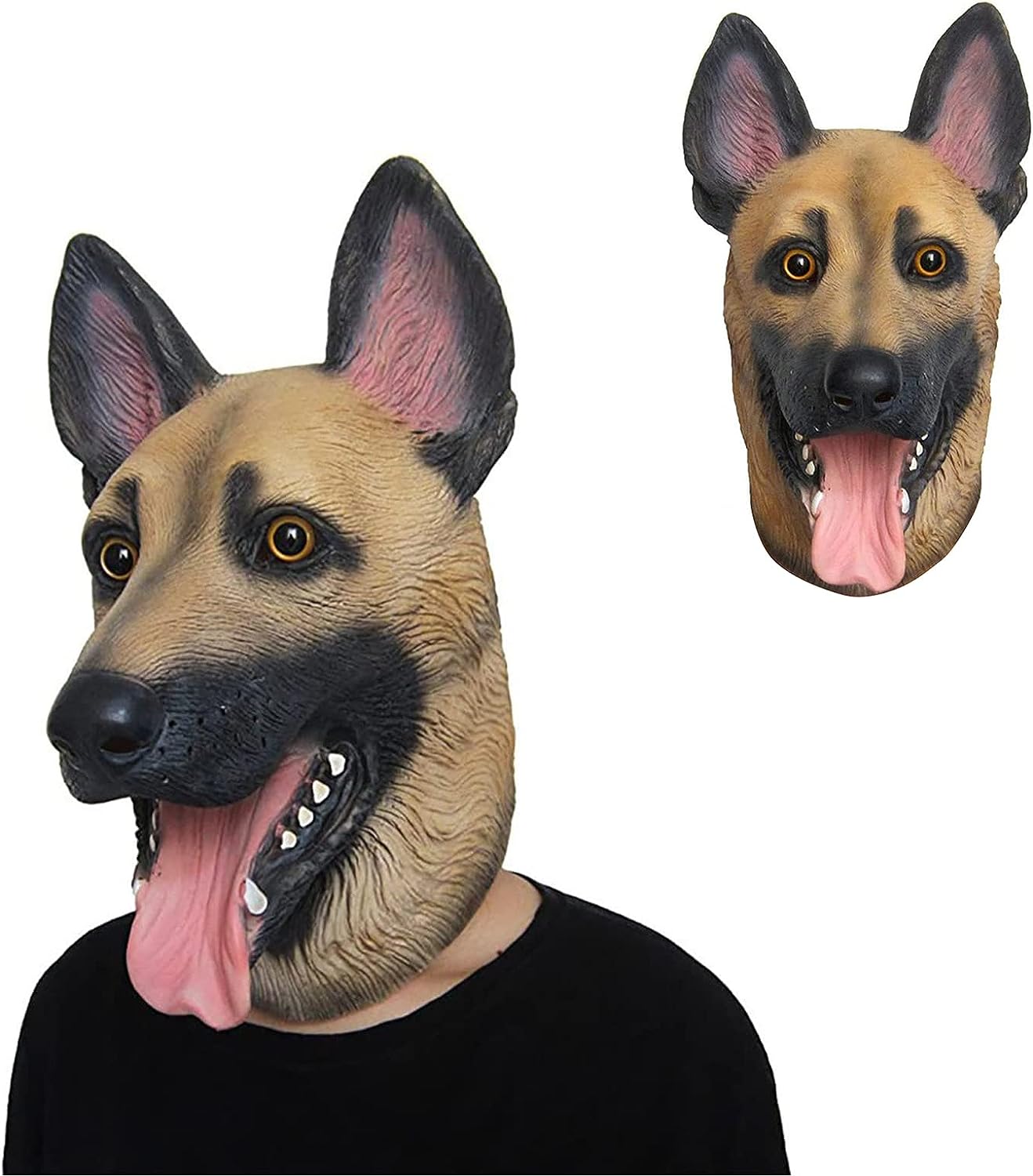 ドイツ牧羊犬マスク コスプレ用マスク 仮面 cosplay フェイスカバー おもしろ 雰囲気満点 雰囲気作り 誕生日 パーティー ハロウィングッズ スポーツ観戦 人気 面白い仮面 仮装 クリスマス イベント 仮面舞踏会 学園祭 新年会 文化祭 2308のサムネイル