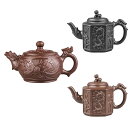 \月末限定★ポイント10倍/紫砂ティーポット 龍柄 茶室 茶器 お茶 茶道具 湯呑 急須