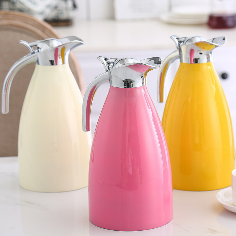 2L 魔法瓶 保温卓上ポット 大容量 保温瓶 真空二重構造 大容量 業務用 飲食店 アウトドア 旅行用 ケト..