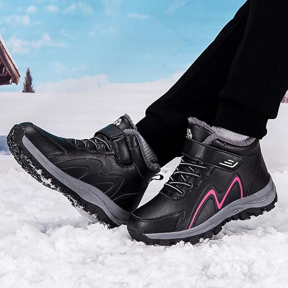 スノーシューズ メンズ レディース 防水 滑らない 登山靴 防寒靴 冬靴 裏起毛 冬用ブーツ 軽量 防寒ブーツ 防滑 ショートブーツ アウトドア トレッキングシューズ 雪靴 綿靴 雪対応 カジュアル ハイキングシューズ 通勤通学 高齢者向けの厚手の冬用ウォーキングシューズ