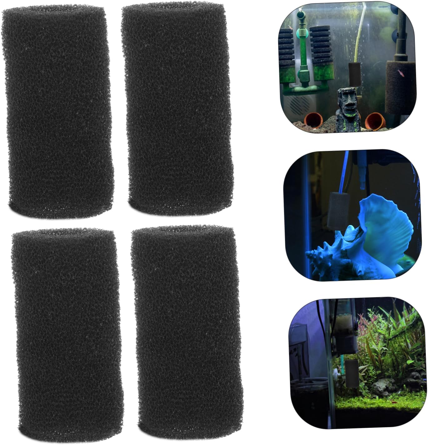 10個 池ポンプフィルター 水族館スポンジロール 屋外池用池フィルター フィルターアクセサリー 水槽 付属品