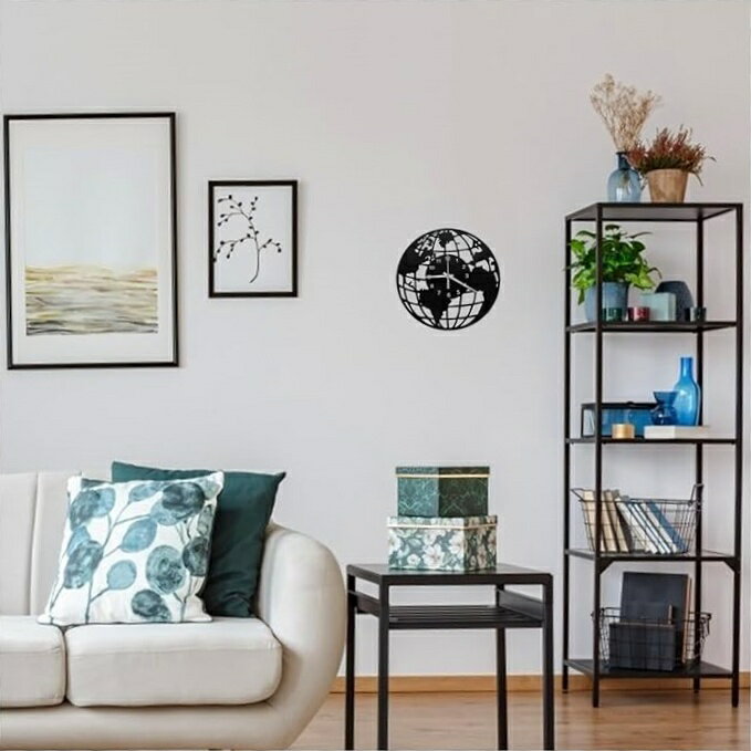 北欧 地図 壁 時計 ミュート 壁 時計 リビング 部屋 時計 壁 時計 ホーム 壁 時計 オフィス 時計 壁掛け 壁掛け 時計 飾り 壁掛け 時計 飾り 丸型 時計 [2]