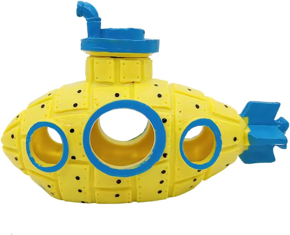 水槽 オブジェ 潜水艦 船 サブマリン 隠れ家 シェルター アクアリウム オーナメント おしゃれ 置物