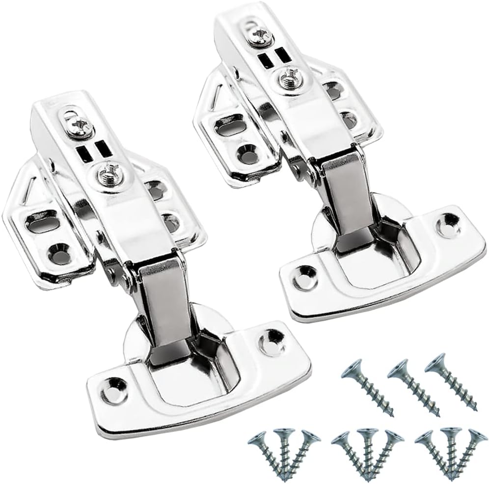 スライド蝶番 隠れヒンジ 35mm 銅の芯 油圧 全かぶせ 固定 スライド丁番 ステンレス製 丈夫です さびま..