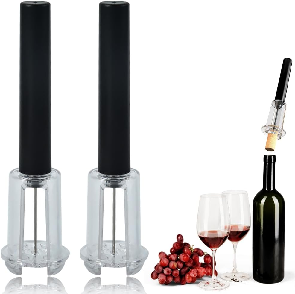 この商品について セット内容：ワインオープナー2本セット；加圧式エアーコルクスクリューは、ワインボトルを簡単に開けることができます。効率的な空気圧機構により、力を使わずに楽にコルクを抜くことができます。スムーズで素早い開栓作業をお楽しみください。 実用的なコルク抜き：コンパクト、軽量で持ち運びやすく、バックパックのどこにでもコルク抜きツールを収納できます！キャンプ、ビーチ、ピクニックなど、自然の中で冒険をリフレッシュする旅のお供に！ 持ち運びが簡単：市販の多くのワインオープナーと違い、この栓抜きは組み立て式の設計を採用し、使用後、針は外部に露出することなく、コルクスクリューの内側に格納することができ、安全に使用することができます。 使いやすい： 空気圧を利用したこのワイン・オープナーの使い方は非常に簡単です。ワインオープナーをボトルのネックに当て、エアーポンプを使用すると、コルクが静かに引き抜かれます。複雑な機構や過度な努力は必要ありません - ワインボトルを簡単に開けることができます。 ワイン愛好家への素晴らしい贈り物： エレガントな外観と革新的な機能性で、誕生日、ワインオープナー記念日、またはホステスギフトなどの特別な機会に理想的な贈り物です。 ご注文から30分以内は、理由の有無を問わず購入履歴からキャンセルすることが可能です。 なお、当店では、ご注文から30分以上過ぎた場合、お客様都合によるキャンセルは承っておりません。 あらかじめご了承ください。 ◇ 配送方法について ◇ ※ 発送後のキャンセル・送付先の変更はできません。 ※ 届かない場合や、転居による紛失に関しての補償は一切ありません。 ご注文前に、送付先に誤りがないか、部屋番号抜け等がないかを必ずご確認ください。 ※ 長期不在・表札がない・表札や郵便受けに書かれたお名前がご注文者のお名前と異なる場合、 お届けができず自動的に返送となる場合がございます。 返送された場合、返送・再配達にかかる送料はお客様負担となります。ご了承ください。 ◇ 注意事項 ◇ ※ ご利用のモニターによって、実物とすこし異なる色に表示される場合がございます。 ※ 全商品、北海道・沖縄・離島は別途 送料が掛かります。 ※ ラッピング対応しておりませんので、ご了承ください。 ※輸入品の為予告なくパッケージや仕様が多少変更される場合があります。 ご了承ください。