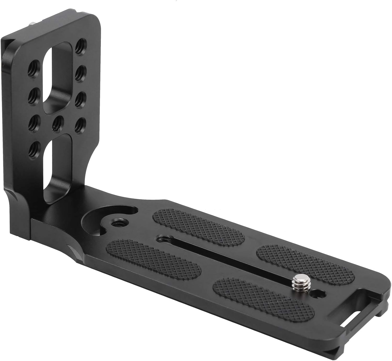 カメラLブラケットクイックリリースプレート アルミニウム合金垂直撮影QRプレートブラックカメラL字型..