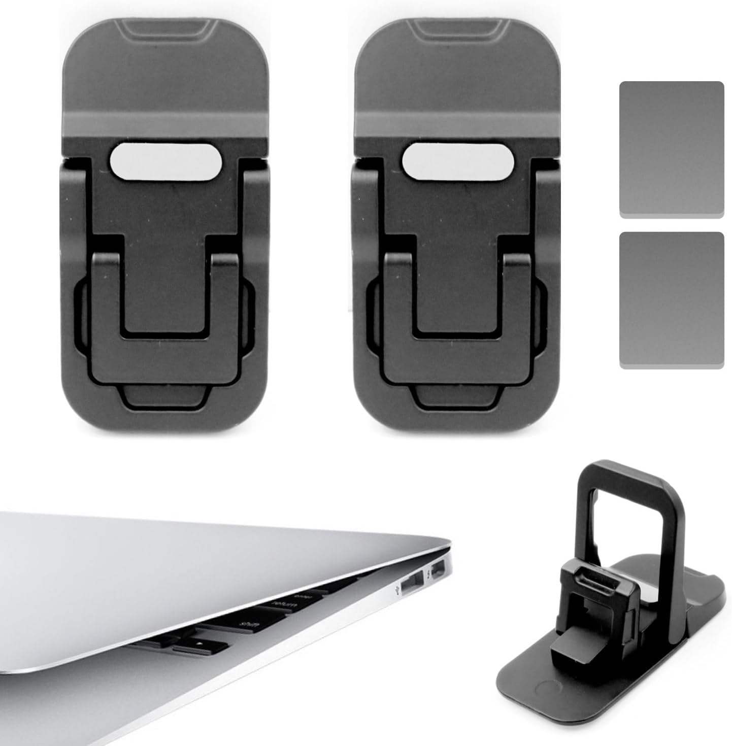 ノートパソコンスタンド キーボードスタンド 3段階高さ調整 貼り付け 折り畳み式 pcスタンド スタイリッシュ 放熱効果 姿勢改善 腰痛解消 ミ合金製 傾斜台 多くのキーボードに対応 滑り止め 持ち運びに便利