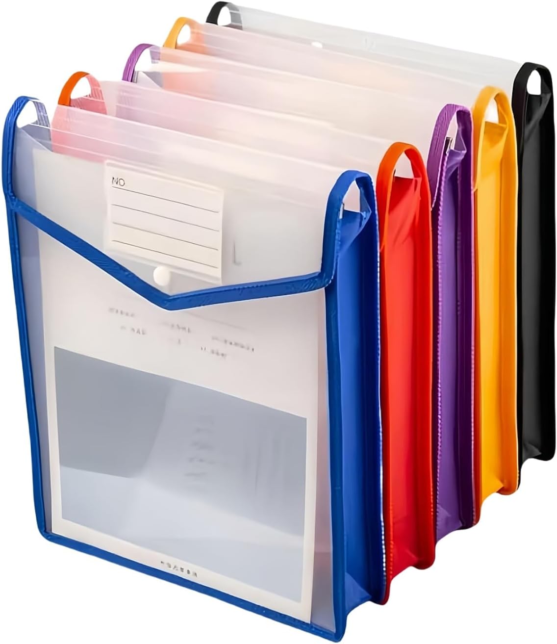 がばっと開いて見やすい 書類収納ケース 書類ケース 持ち運び a5 ファイルケース 管理 ドキュメント フ..