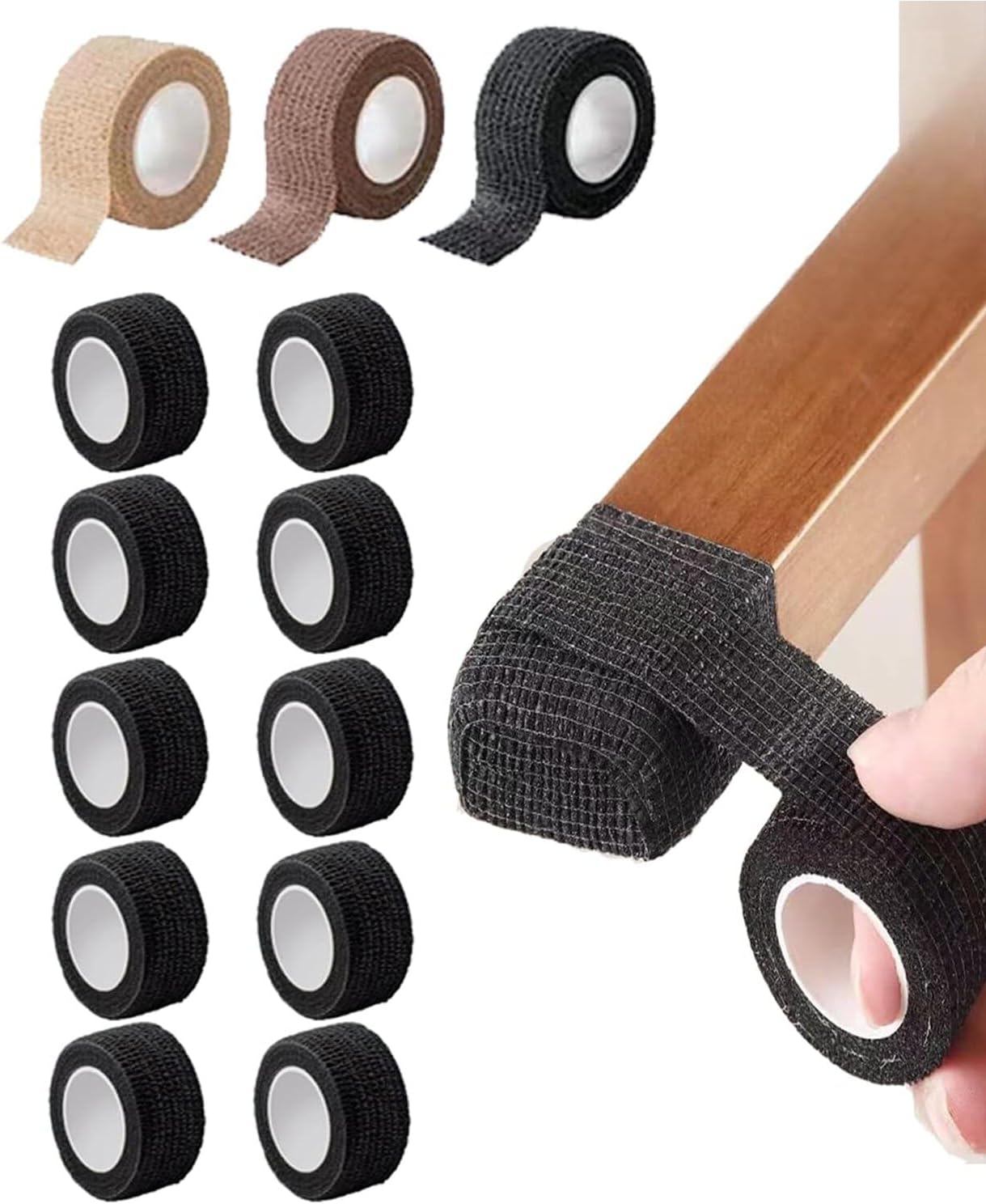 椅子脚カバー24個入 椅子足カバー シリコン 椅子の脚カバー 椅子の足カバー 椅子足キャップ 丸 角脚兼..