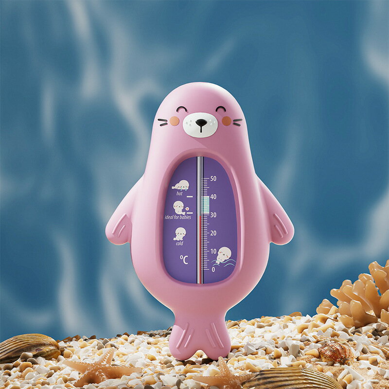 ベビーバス温度のおもちゃ、お風呂の温度おもちゃ - 浴槽のかわいい動物浴の温度ゲージ - ベビーシャワ..