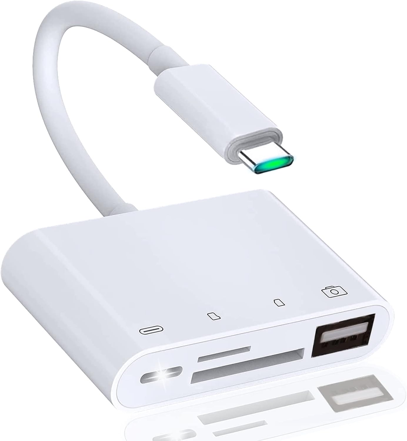 【2024新登場】SDカードリーダー タイプC SDカードリーダー Type-C 変換アダプタ USB C 4in1 USB OTGカメラアダプタ ビデオ写真 キーボード 高速データ転送 双方向 充電ケーブル 写真 動画 音楽 Window/Mac/Linux対応