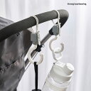 【マラソン限定 クーポン発行中】4個入り ベビーカー フック 360度回転ベビーカーフック 多機能ベビーカーバックル ベビーカー回転フック ベビーカーママバッグ...