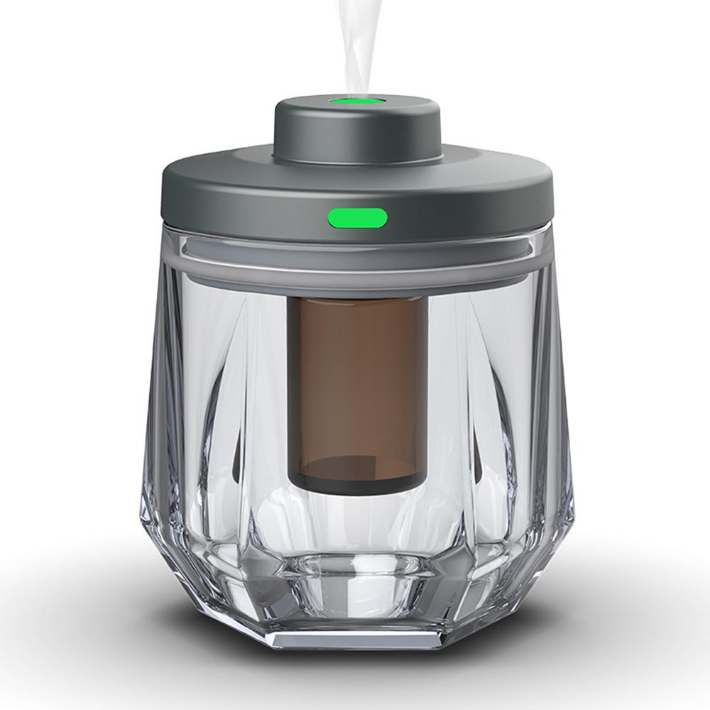 【ポイント10倍！】ナイトライト アロマディフューザー 水なし ネブライザー式 直立スタンド噴霧式 低..