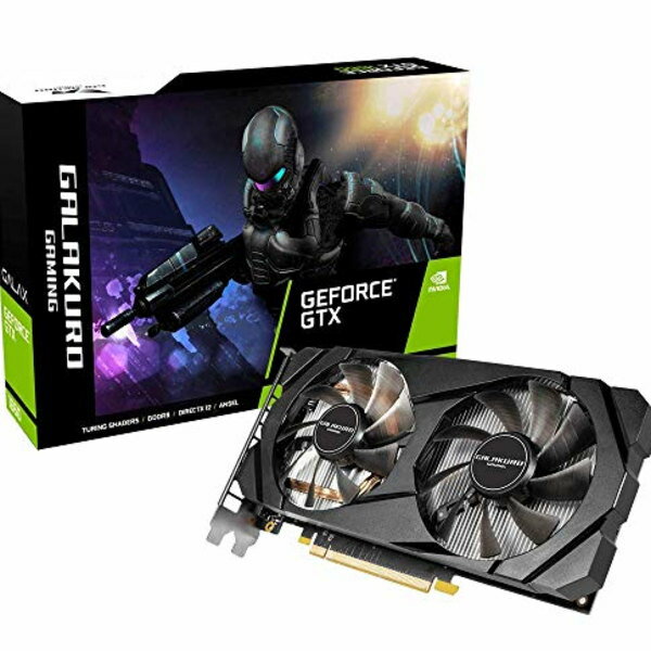 玄人志向 NVIDIA GeForce GTX 1660 搭載 グラフィックボード 6GB デュアルファン GALAKURO GAMINGシリーズ GG-GTX1660-E6GB/DF