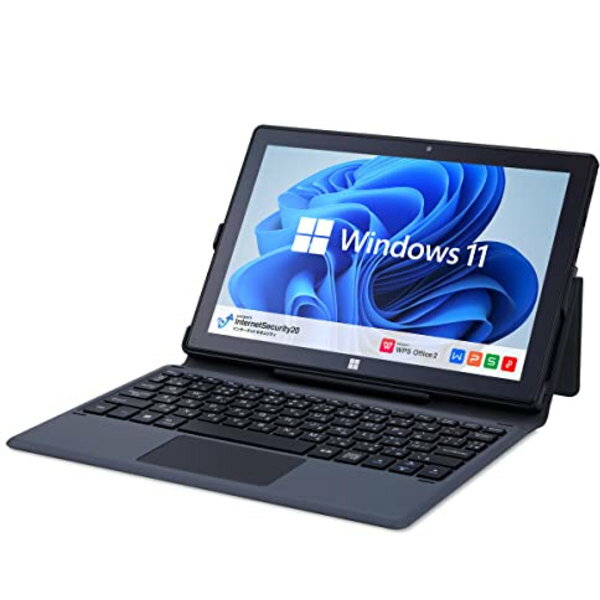 GM-JAPAN ノートパソコン Windows 11 Office搭載 575g 10.1インチ 2in1 タブレット メモリ 4GB/SSD 128..