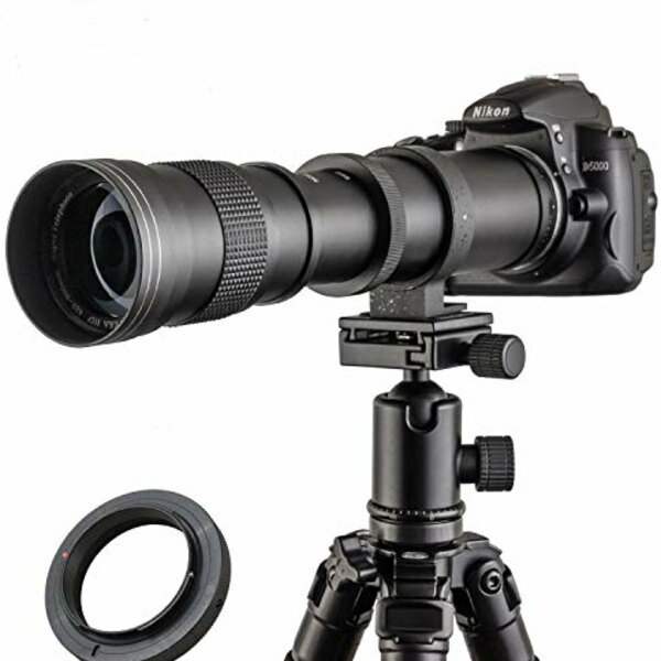 JINTU 420-800mm ˾󥺡F/8.3-F16 Υ80D, 70D, 77D, 60D, 60Da, 1Ds, Mark III and II 7D, 6D, 5D, 5DS Rebel T7i