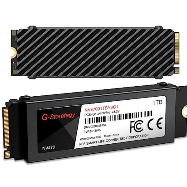 SSD 1TB M.2 ヒートシンク 付き PS5 動作確認 拡張可能 Gen4×4 NVMe 2280 3D NAND 日本メーカー MAX 読込:7450MB/s書込:6600MB/s FFF