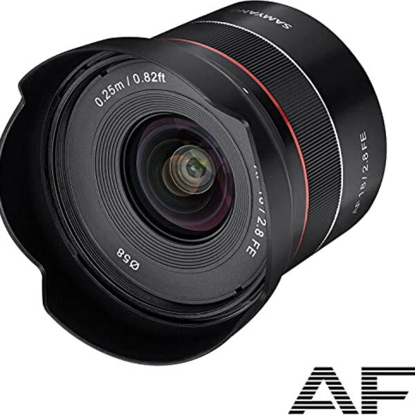 SAMYANG 単焦点広角レンズ AF 18mm F2.8 FE ソニーαE用 フルサイズ対応 885984