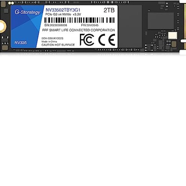 SSD 2TB m.2 Gen3 ~4 NVMe G-Storategy Type 2280  Ǎ:3418MB :3075MB 3D NAND PCIe Q[~O PC [J[ 5Nۏ
