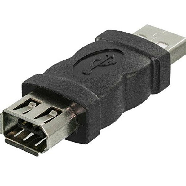 eightNice Firewire USB 2.0 IEEE 1394 6ピン オス to メス アダプタ コンバータコネクタ (1個入)