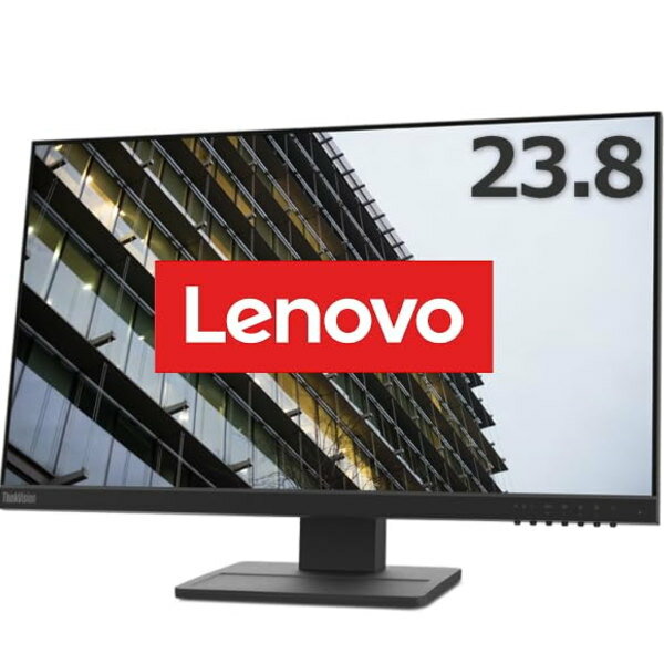 Lenovo ThinkVision E24-28 23.8C` IPSj^[ tHD 1920 x 1080 j^[ IPS pl VESA `g@\ s{bg@\ VGA