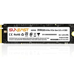 SUNEAST 2TB NVMe SSD PCIe Gen 3.0 ×4 M.2 Type 2280 内蔵 SSD 3D NAND 国内正規品 最大転送速度：3400MB/秒 SE900NVG3-2TB