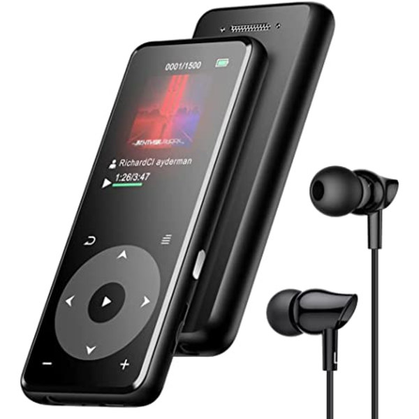 【日本正規品・国内認証済】MP3プレーヤー AGPTEK Bluetooth5.1 mp3プレイヤー ウォークマン HIFI高音質 スピーカー搭載 TFカード対応