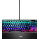 SteelSeries ゲーミングキーボード テンキーレス 有線 英語配列 OmniPointスイッチ 有機ELディスプレイ搭載 Apex Pro TKL US 64734