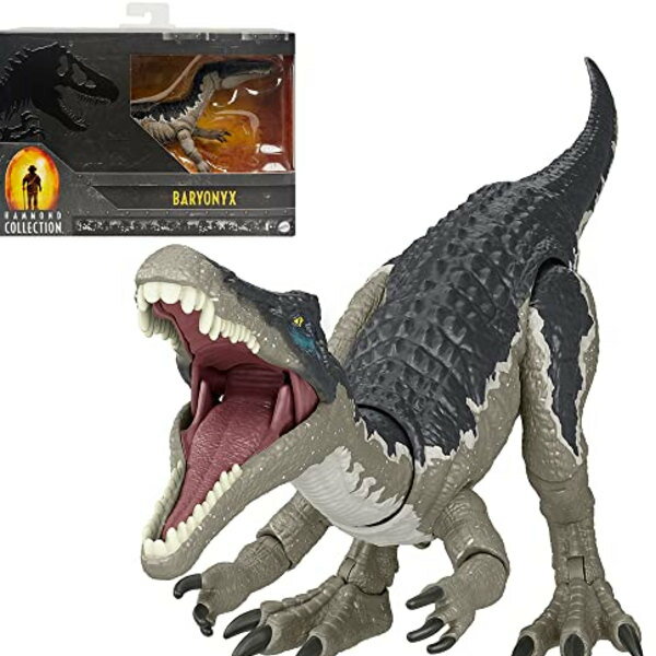 ◆商品名：マテル ジュラシックワールド(JURASSIC WORLD) 炎の王国 ハモンドコレクション バリオニクス 【8才~】 HFG69 グリーン 小 【内容】『ジュラシック・ワールド／炎の王国』に登場するバリオニクスがリアルなフィギュ...