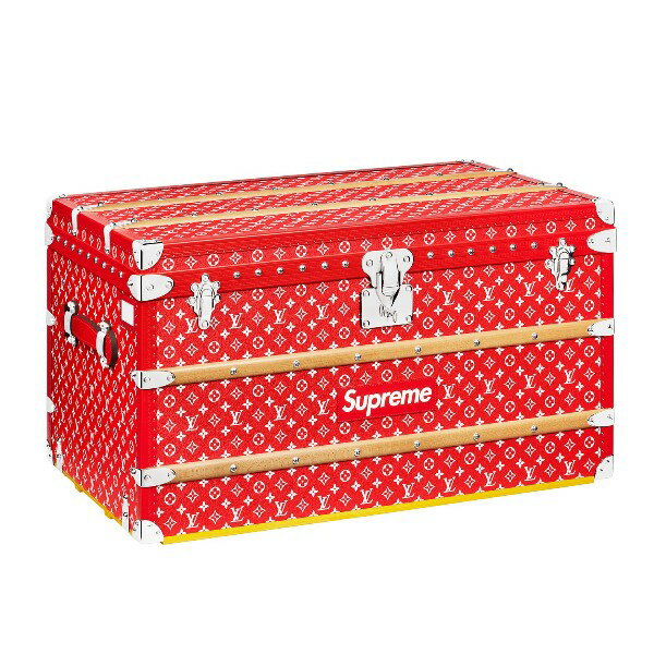 【LOUIS　VUITTON】 【未使用】ルイヴィトン × シュプリーム LOUIS VUITTON × Supreme Malle Courrier 90 Trunk モノグラム マルクーリエ90トランクケース 【中古】