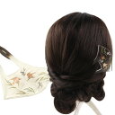 髪飾り 和装 バチ型クリア簪 かんざし ツバメ 着物 卒業式 入学式 ヘアアクセサリー ウェディング 前撮り パーティー 花しおり 大原商店
