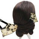 髪飾り 和装 バチ型簪 かんざし 梅 金箔 着物 卒業式 入学式 ヘアアクセサリー ウェディング 前撮り パーティー 花しおり 大原商店