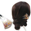 髪飾り 和装 バチ型ラインストーンクリア簪 かんざし 葡萄 着物 卒業式 入学式 ヘアアクセサリー ウェディング 前撮り パーティー 花しおり 大原商店