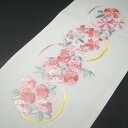 刺繍半衿 半襟 白/色 花丸文・ピンク 結婚式 成人式 フォ...